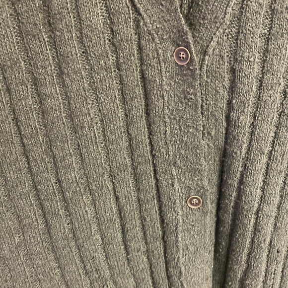 LAST ONE 😫NWT Anthropologie PILCRO Gauzy DUSTER long cardigan 💚 - Picture 7 of 10